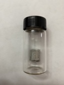 Zinc group: chunk of |zn|, slug of |cd|, and bead of |hg| in bottles