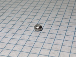 1 gram bead of Silver