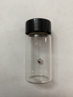 Nickel group: multiple beads of |ni|, a bead of |pd|, and a bead of |pt| in bottles